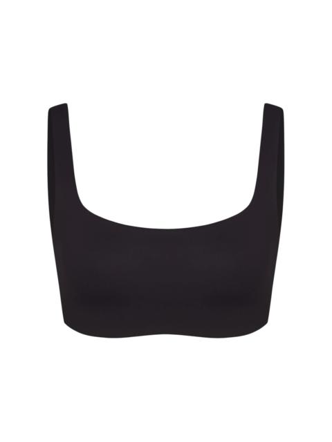 Nike x SKIMS Women's Matte Scoop Neck Bra Obsidian