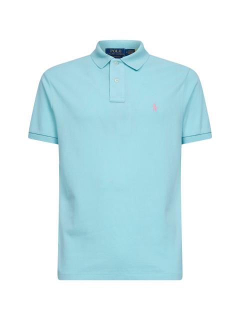 New aqua The Iconic Mesh polo shirt
