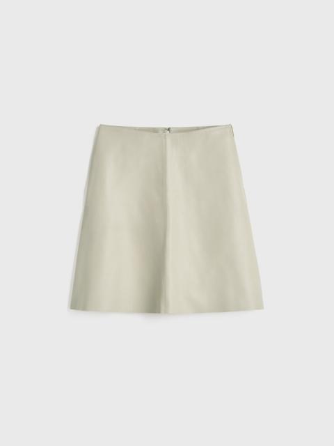 Leather skirt peanut