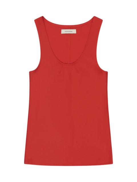 STRETCH WOOL TANK RED