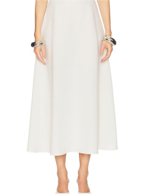 The Heavy Crepe Midi Skirt