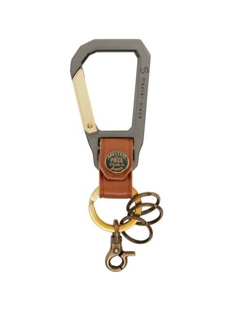 Tan Carabiner Keychain