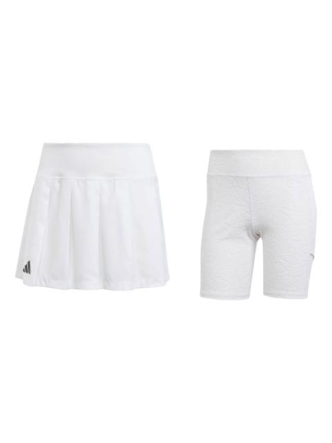 (WMNS) adidas Pleat Skirt Pro 'White' IA7025