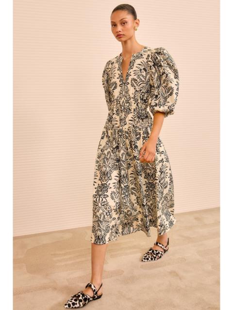 Harriet Puff Sleeve Midi Dress