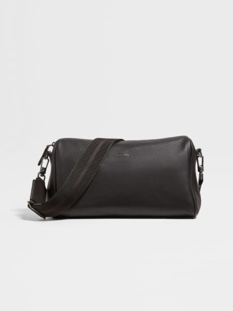 DARK BROWN SECONDSKIN CROSSBODY