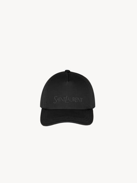 saint laurent cap in gabardine