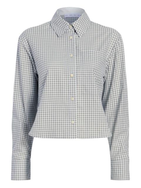 Olive check shirt