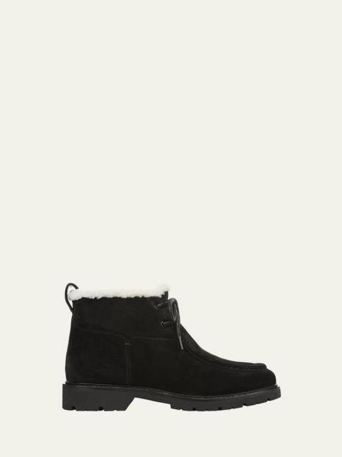 Sierra Suede Lug-Sole Ankle Boots