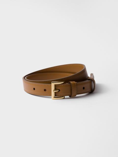Leather belt