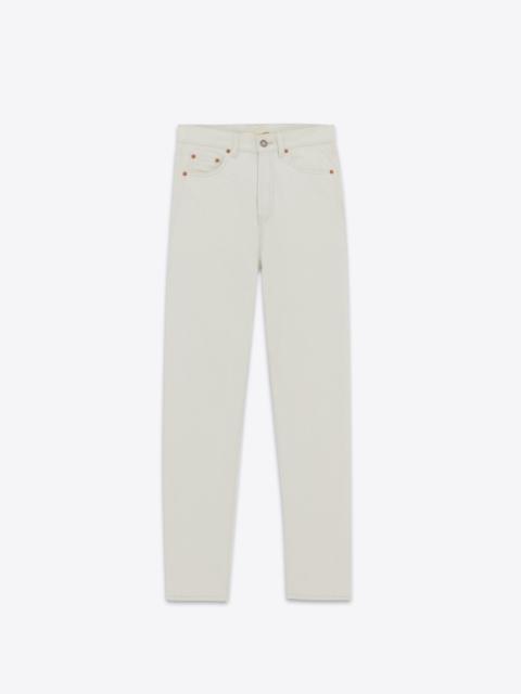 slim-fit jeans in chalk white denim