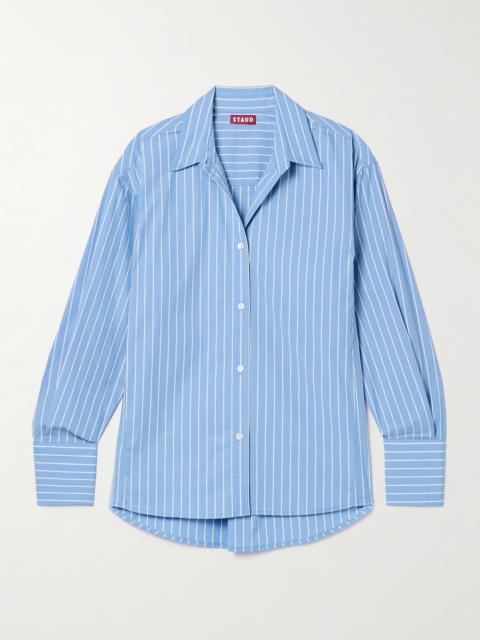 Kelly Striped Cotton-blend Poplin Shirt