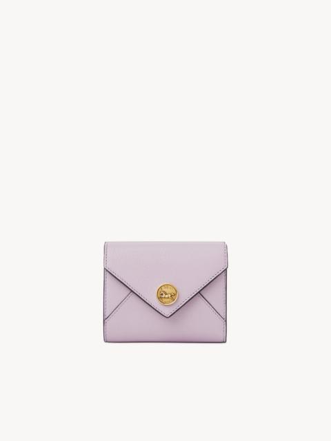 SMALL ENVELOPE TRI-FOLD IN GRAINED LEATHER