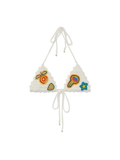 Motif Crochet Bikini Top | Casablanca Paris