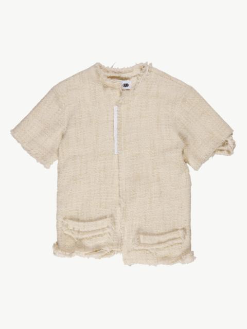 Darkettone Boucle Tee Off White