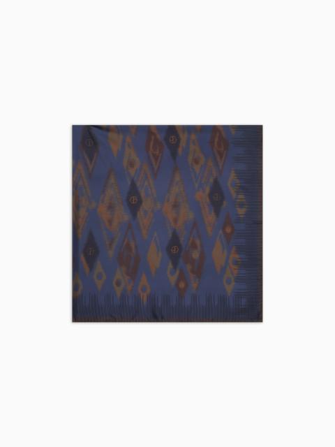 PRINTED SILK FOULARD
