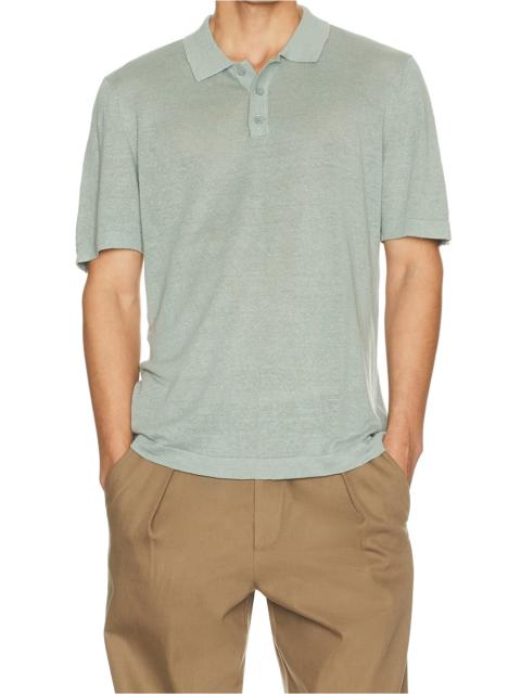 Linen Sweater Polo