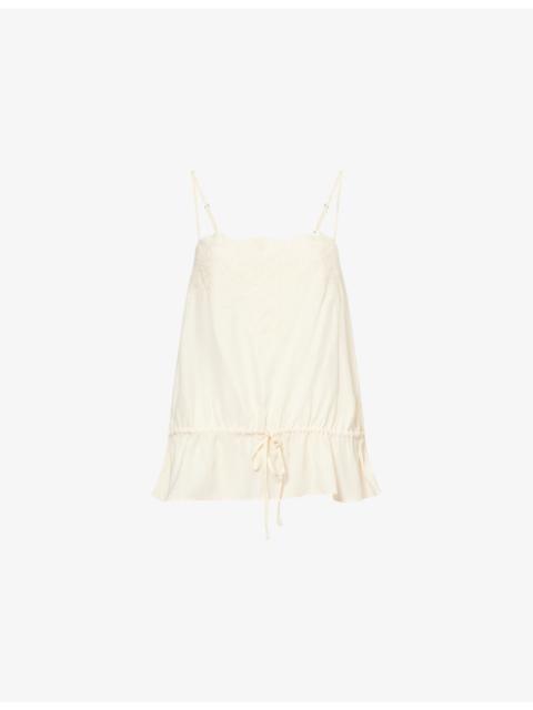 Silvia Sleeveless Silk Top