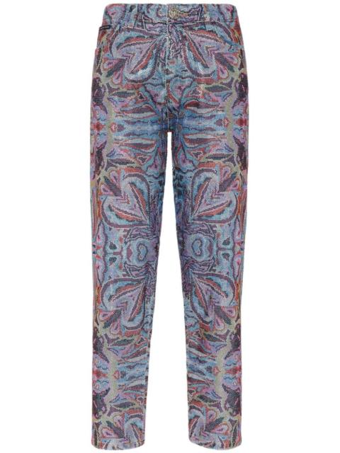 Crystal Circus cropped jeans