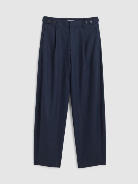 The Barrel-Leg Pant in Drapey Twill