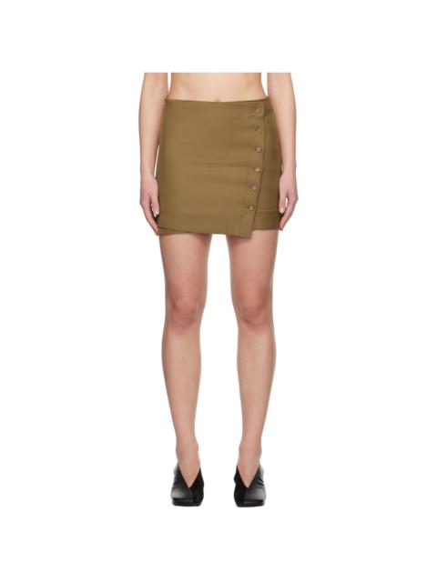 Brown Mahaz Miniskirt