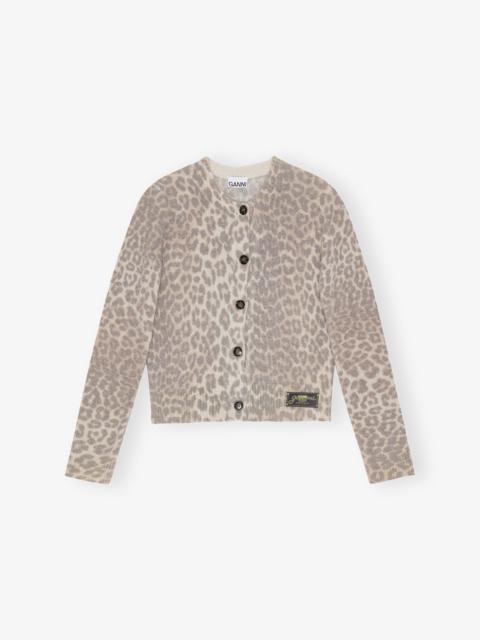 LEOPARD PRINTED CARDIGAN