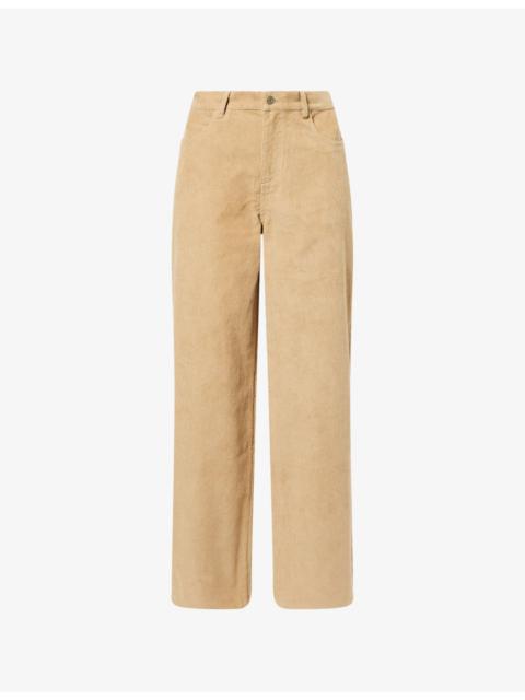 Vicence Straight-Leg Cotton Corduroy Trousers