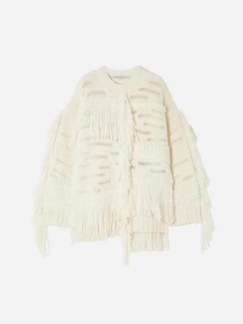 Textured Knit Wool Jumper