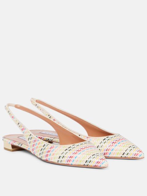 Purist Sling 50 leather pumps