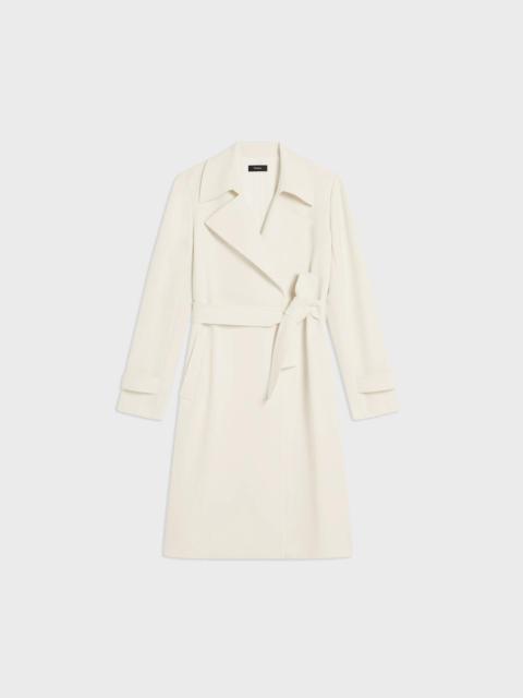 Oaklane Trench Coat in Admiral Crepe