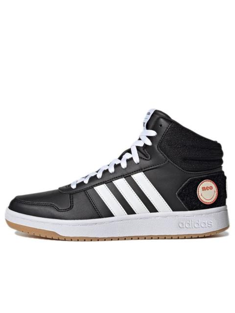 adidas neo Hoops 2.0 Mid 'Black White' GY7616