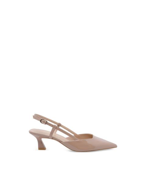 Vinnie 50 buckle leather pumps