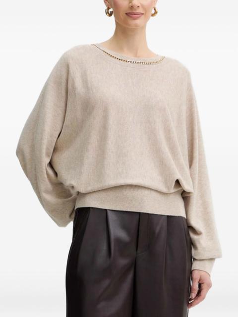 x Marciano chain-detail sweater