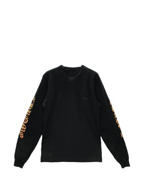 dagger logo long-sleeve T-shirt