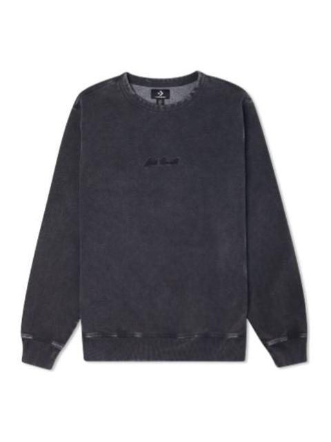 Converse Jack Purcell Pullover Crewneck Sweatshirt 'Black' 10021636-A02
