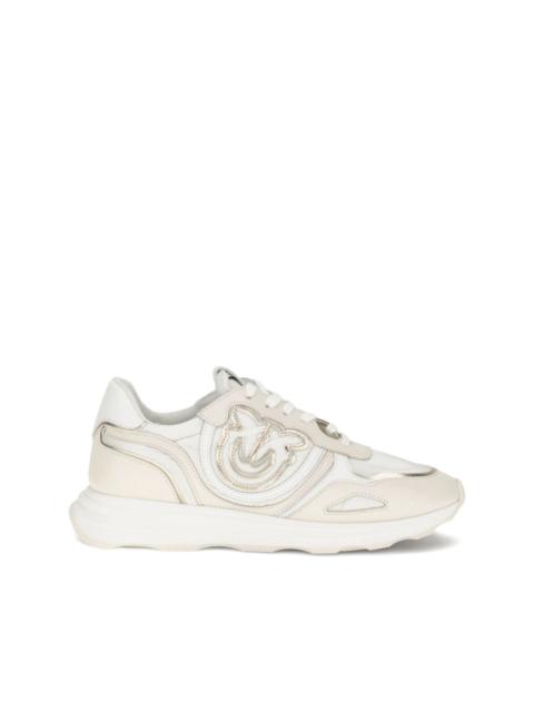 Zoe logo-detail leather sneakers