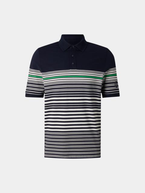 Jannes polo shirt in Navy blue/white/green