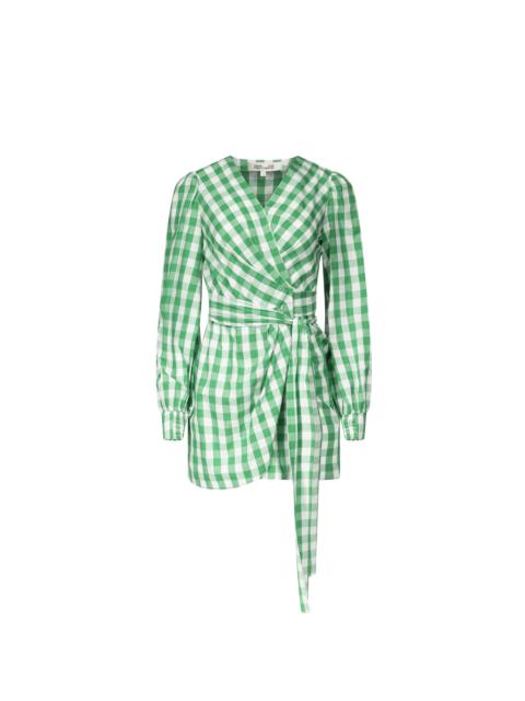 Amira Cotton Wrap Dress