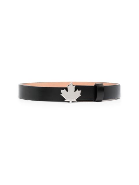 Maple-Leaf leather belt