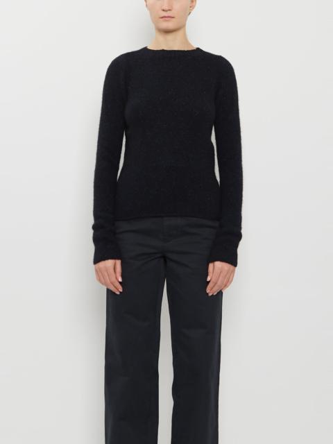 Cashmere Melange Sweater — Top Navy Black