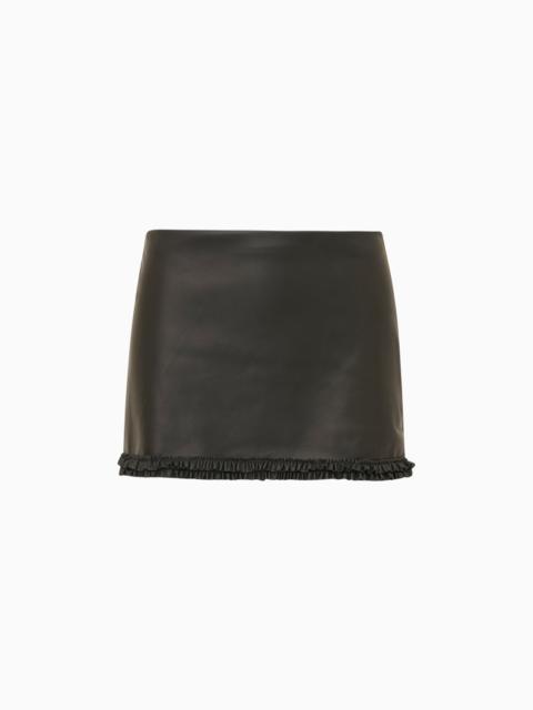 Noala Faux Leather Mini Skirt