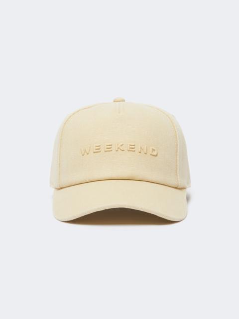 Canvas baseball cap - BEIGE