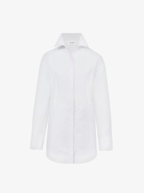 POPLIN SHIRT DRESS