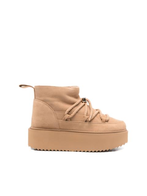 suede platform boots