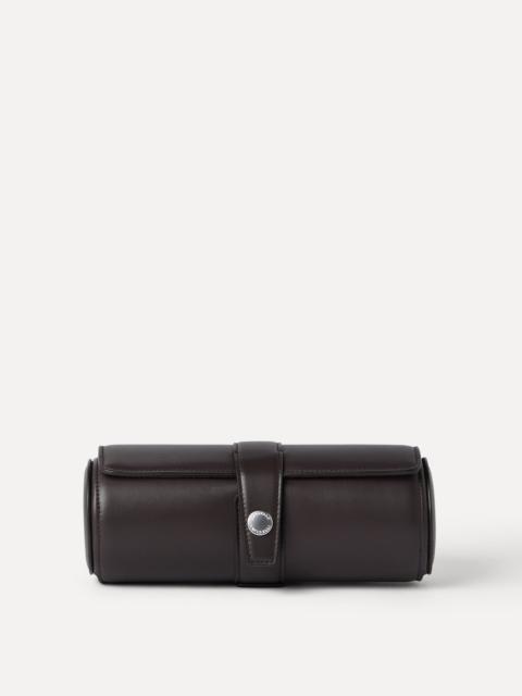 Smooth calfskin watch holder