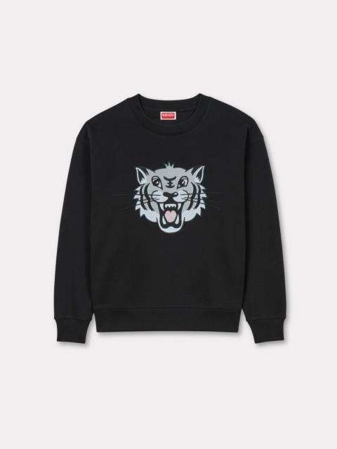 'KENZO Happy Tiger' embroidered sweatshirt in cotton