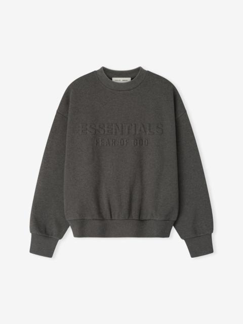 Embossed Classic Crewneck Sweatshirt