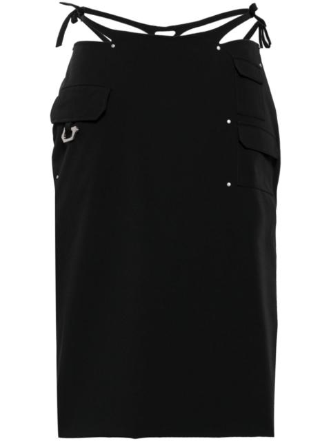 tie-fastening skirt