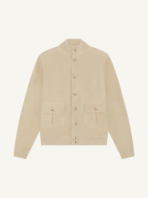 VINCENTE SUEDE BOMBER JACKET