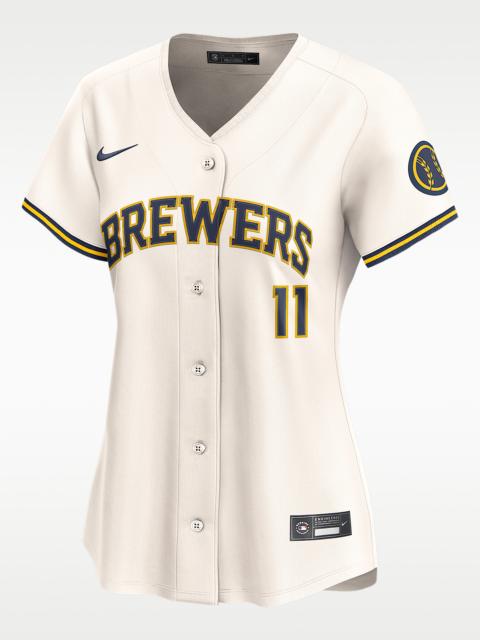 Jackson Chourio Milwaukee Brewers Women’s Nike Dri-FIT ADV MLB Limited Jersey