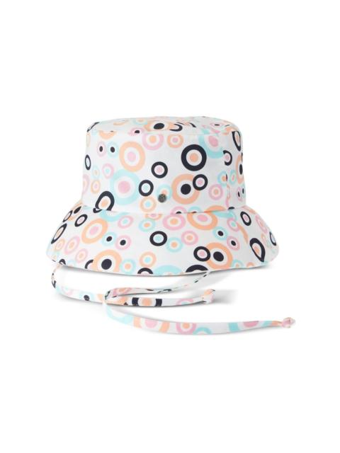Angele graphic-print cotton bucket hat